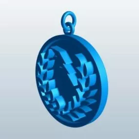 Laurel Wreath Medal 3d model