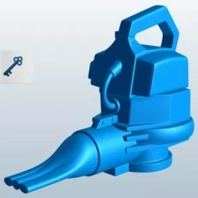 Leaf Blower Machine 3d model