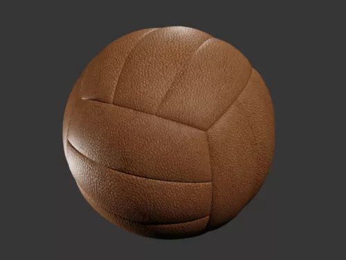 Sport Balls On Shelf 3d model