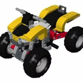 Lego Turbo Quad Bike 3d model