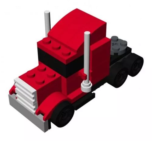 Satellite Truck With Antenna 3d model