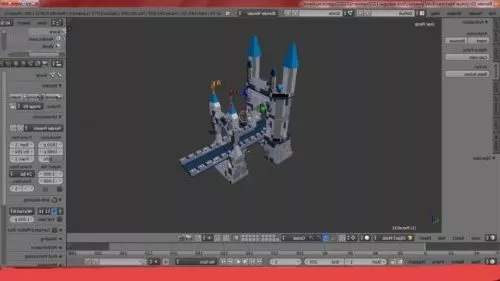 Medieval Castle Lowpoly 3d model