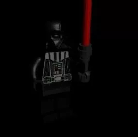 Darth Vader Lego Character 3d model