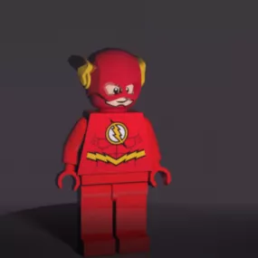 Lego Flash Character 3d model