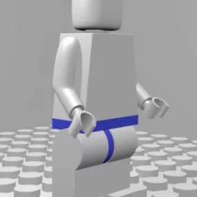 Lego Minifigure Character 3d model