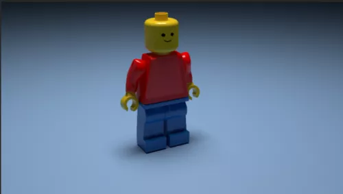 Alien Man On Planet 3d model