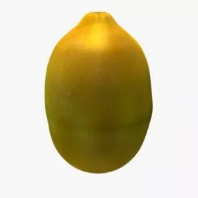 Nature Yellow Lemon 3d model