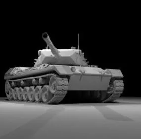 Leopard Tank 3d model