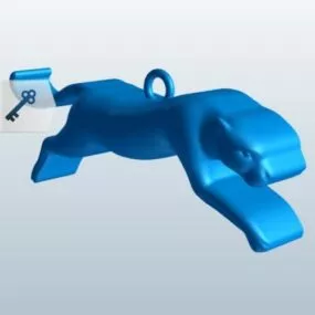 Leopard Bot 3d model