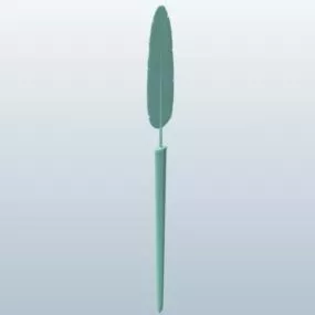 Letter Opener Eagle Feather 3d model