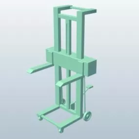 Lift Truck Pedal 3d model