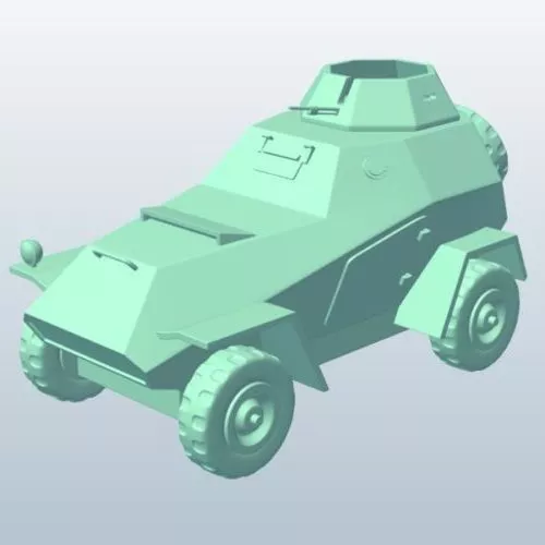 Russian Light Armored Car 3d model Russian Light Armored Car 3d model