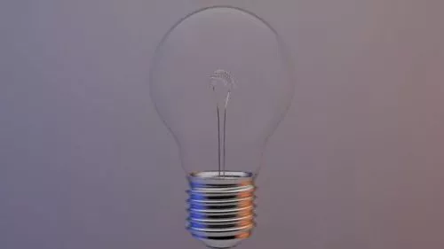 Light Bulb Realistic Free 3d Model - .3ds, .C4d, .Dae, .Dxf, .Obj ...