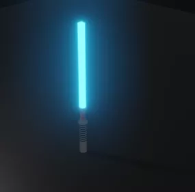 Blue Light Saber 3d model
