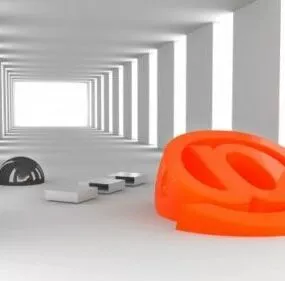 White Light Room 3d model