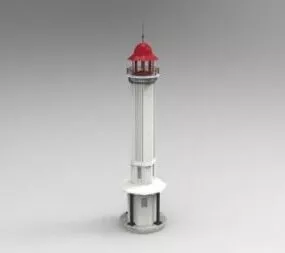 Ancient Lighthouse Building 3d model