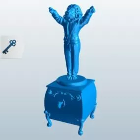 Lion Conductor Character 3d model