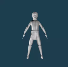 Little Ninja Character 3d model