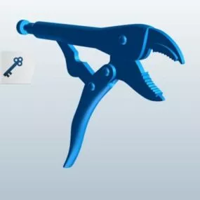 Locking Pliers Tool 3d model