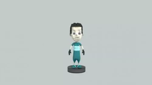 Boy Cartoon Character V1 3d model Boy Cartoon Character V1 3d model