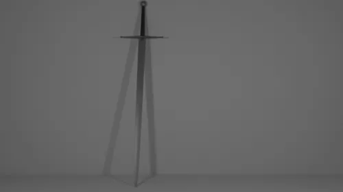Medieval Buckler Shield Weapon 3d model