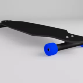 Street Longboard 3d model