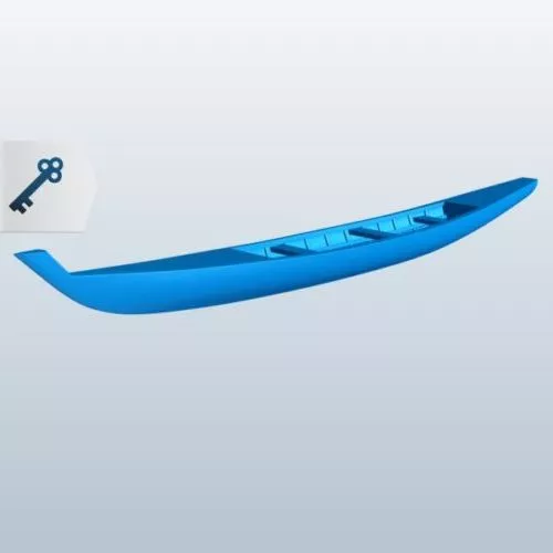 River Speed Boat 3d model