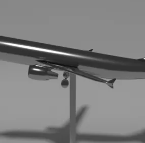 Desk Decorative A319 Plane 3d model