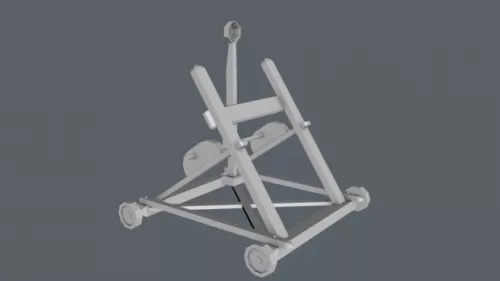 Vintage Catapult Weapon 3d model Vintage Catapult Weapon 3d model
