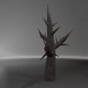 Dry Dead Tree 3d model