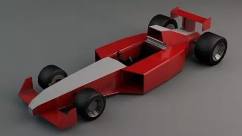 Lowpoly Formula One Car 3d model Lowpoly Formula One Car 3d model