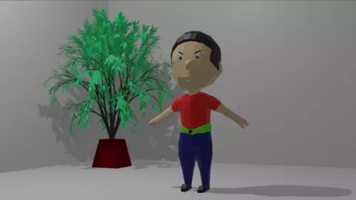 Lowpoly Guy Character Rigged 3d model Lowpoly Guy Character Rigged 3d model