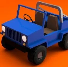 Jeep Car Lowpoly 3d model