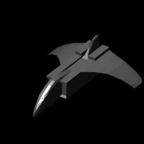 Sci-fi Jet 3d model