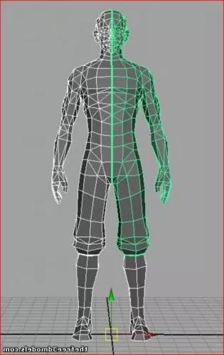 Lowpoly Male Body 3d model Lowpoly Male Body 3d model