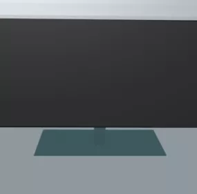 Lowpoly Monitor 3d model
