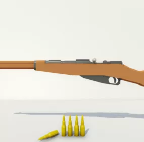 Mosin Nagant Gun 3d model