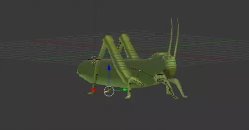 Small Grass Bush 3d model