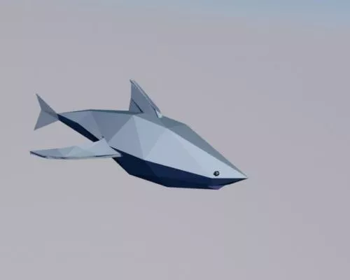Shark Animal Different Size 3d model