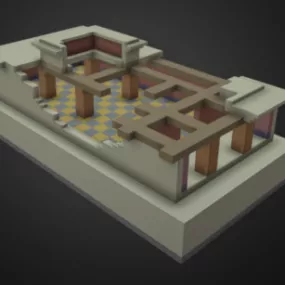 Thebes Palace Architecture 3d model