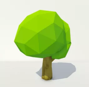 Lowpoly Pine Tree Plant 3d model