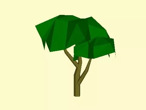 Lowpoly Simple Tree 3d model Lowpoly Simple Tree 3d model