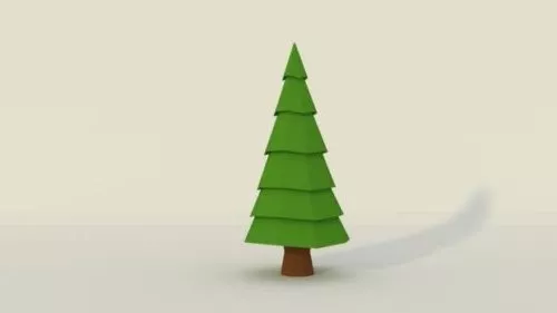 Lowpoly Pine Tree V1 3d model Lowpoly Pine Tree V1 3d model