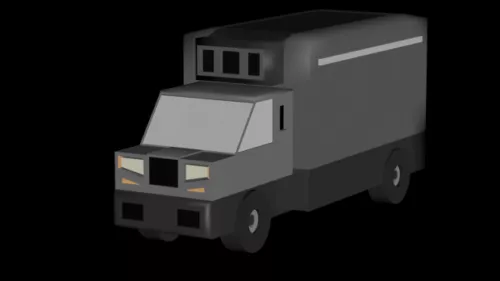Lowpoly Truck V1 3d model Lowpoly Truck V1 3d model
