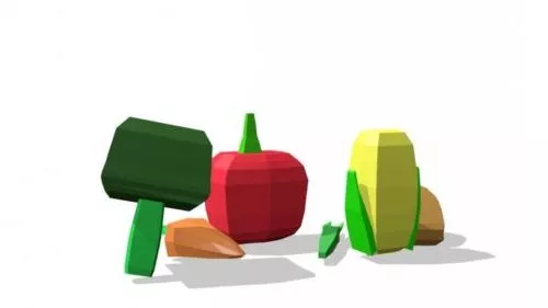 Potatoes Stack 3d model