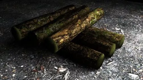 Lowpoly Old Logs 3d model Lowpoly Old Logs 3d model