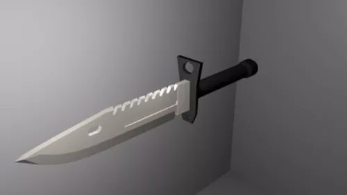 M9 Bayonet Dagger Lowpoly 3d model M9 Bayonet Dagger Lowpoly 3d model