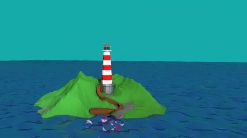Lighthouses Building Set 3d model