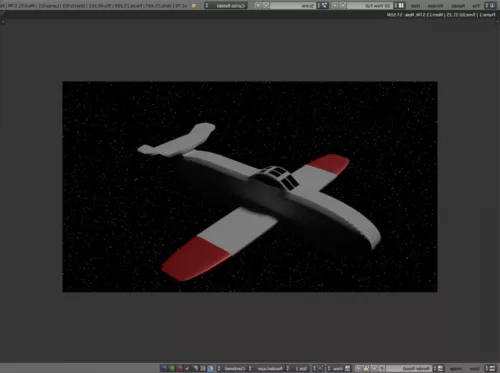Multi Purpose Shuttle Futuristic Spaceship 3d model