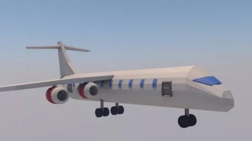 Il76 Cargo Airplane 3d model